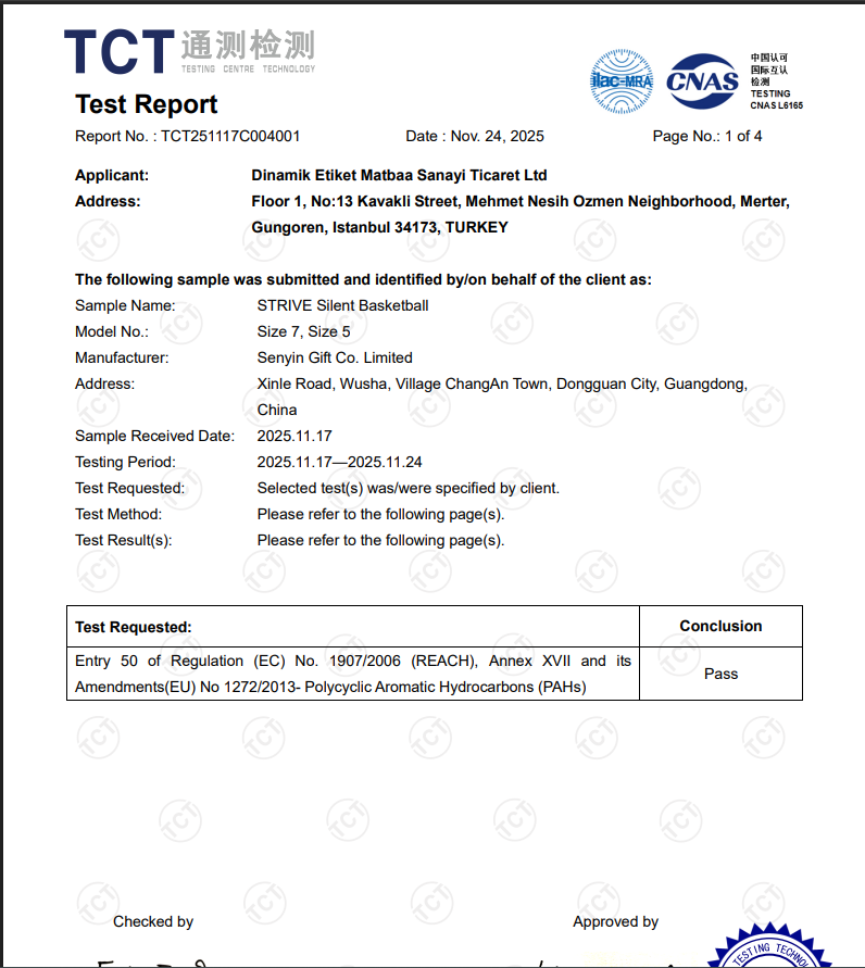 REACH Certificate